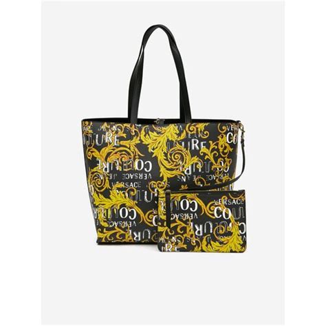 versace jeans couture shopper|Versace printed jeans.